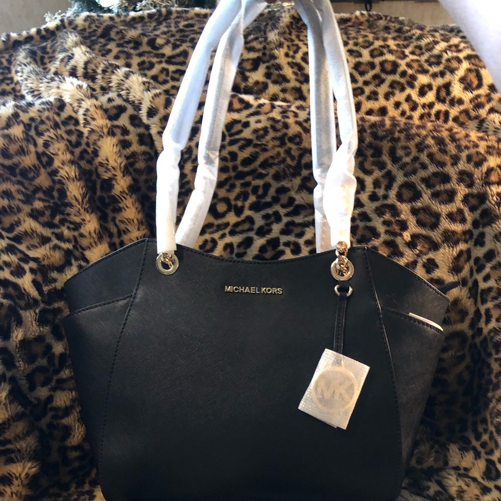 🔥BLACK FRIDAY SALE💥 🌹NEW Michael Kors Jet Set Travel Large Chain Shoulder Tote